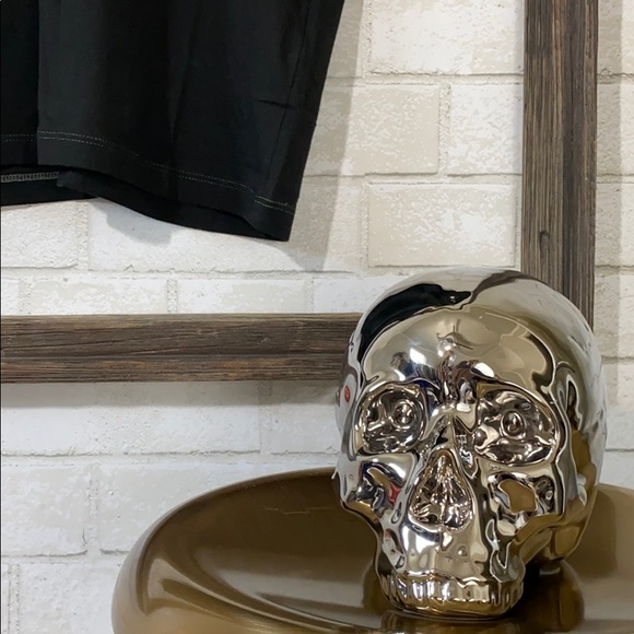 John Varvatos Short Sleeve V Neck T-Shirt Black - Picture 9 of 12